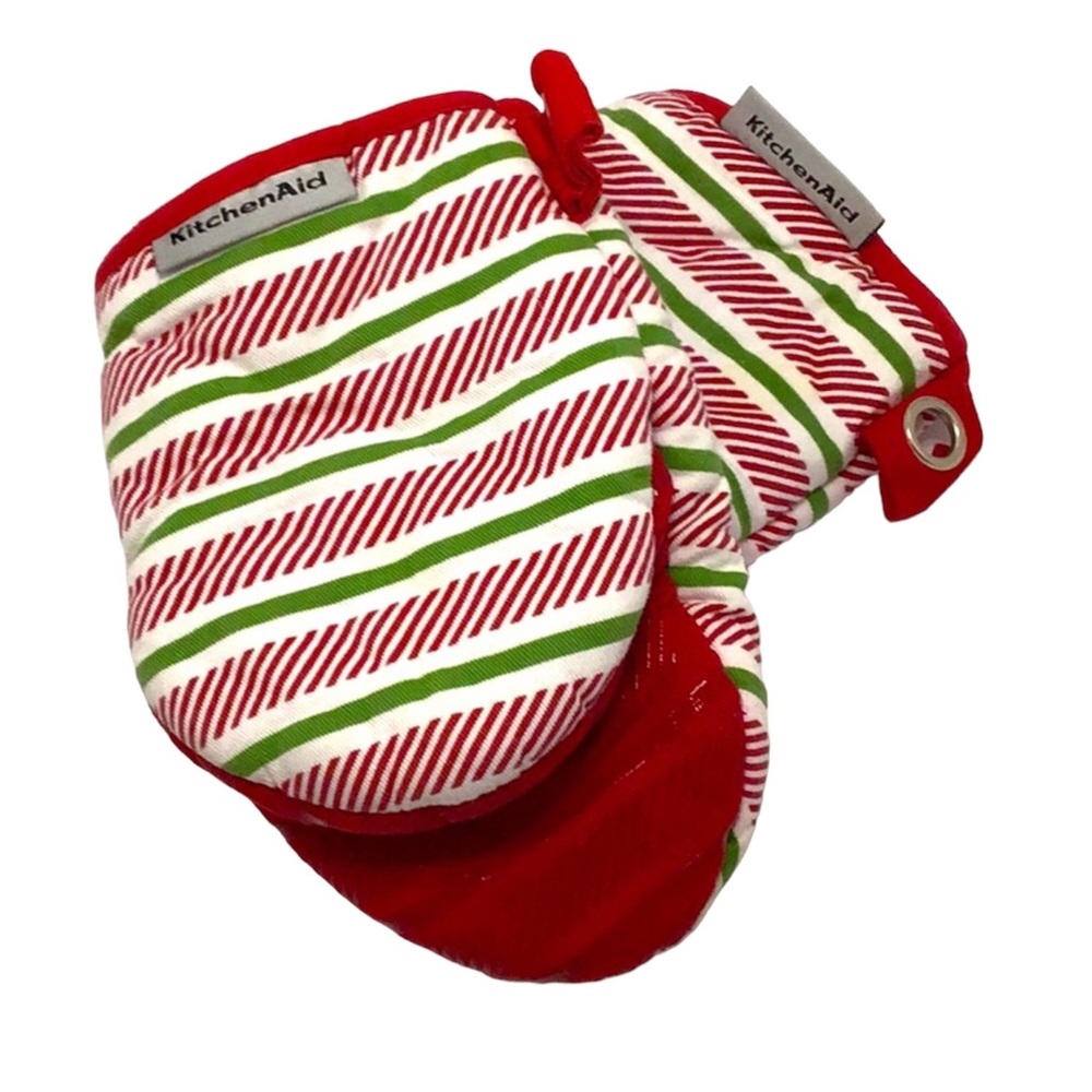 💚 KitchenAid Oven Mitts with Silicone Grip